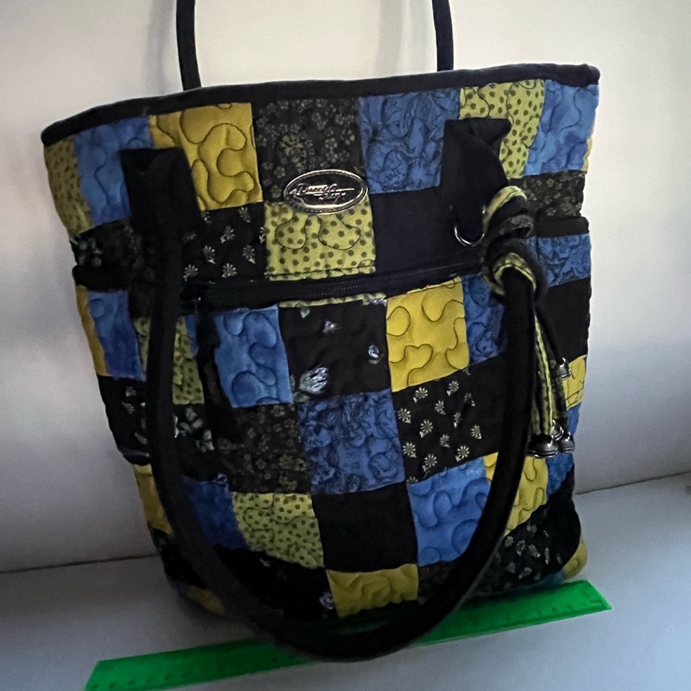 Quilted Patchwork Shoulder Bag - image 8